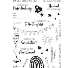 Sale VBS Silikonstempel "Schulanfang"