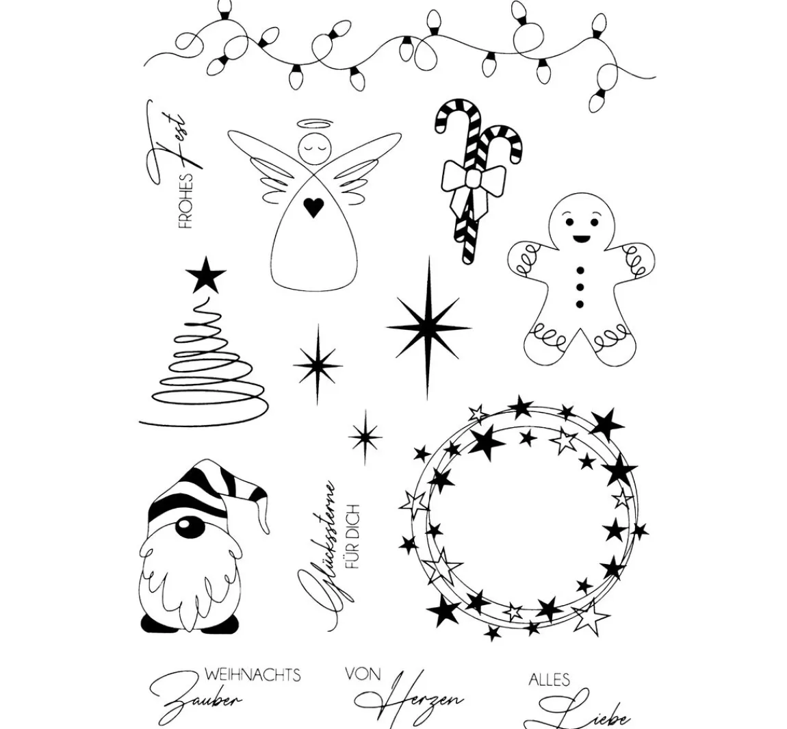 Online VBS Silikonstempel "Weihnachtszauber"