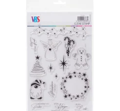 Online VBS Silikonstempel "Weihnachtszauber"