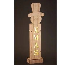 Outlet VBS Standfigur "Schneemann", inkl. Beleuchtung