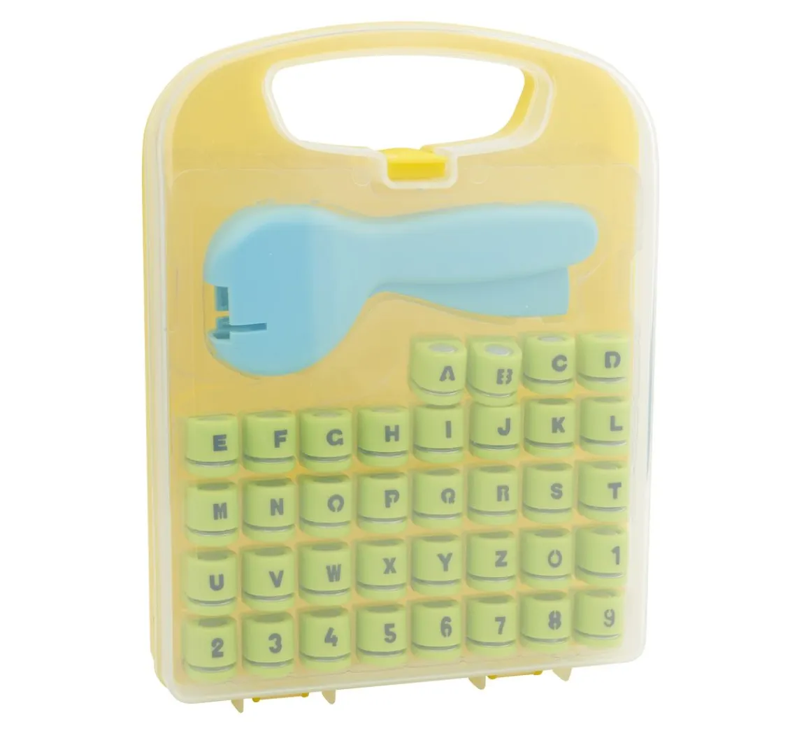 VBS Stanzzange "Buchstaben & Zahlen" mit 36 Motivlochern