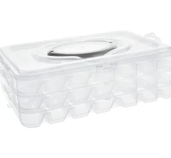 VBS Stapel-Sortierbox mit 3 x 21 Fächern
