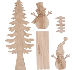 Sale VBS Steckmotiv "Schneemänner mit Tanne"