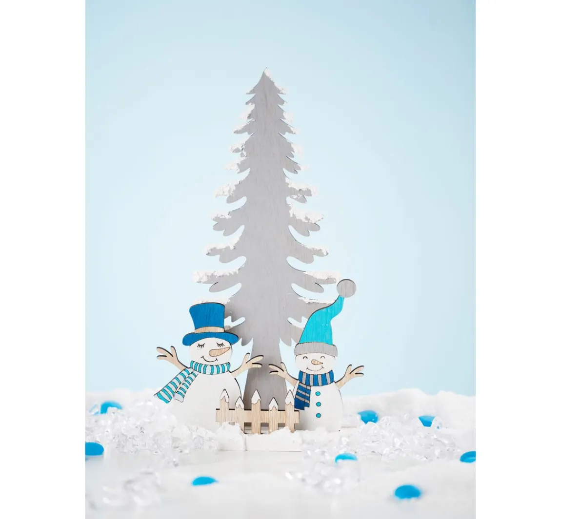 Sale VBS Steckmotiv "Schneemänner mit Tanne"