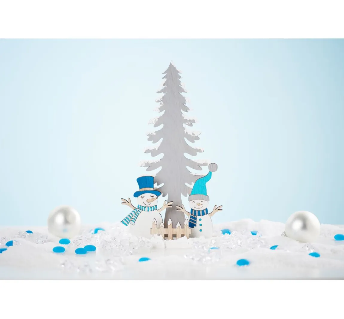 Sale VBS Steckmotiv "Schneemänner mit Tanne"