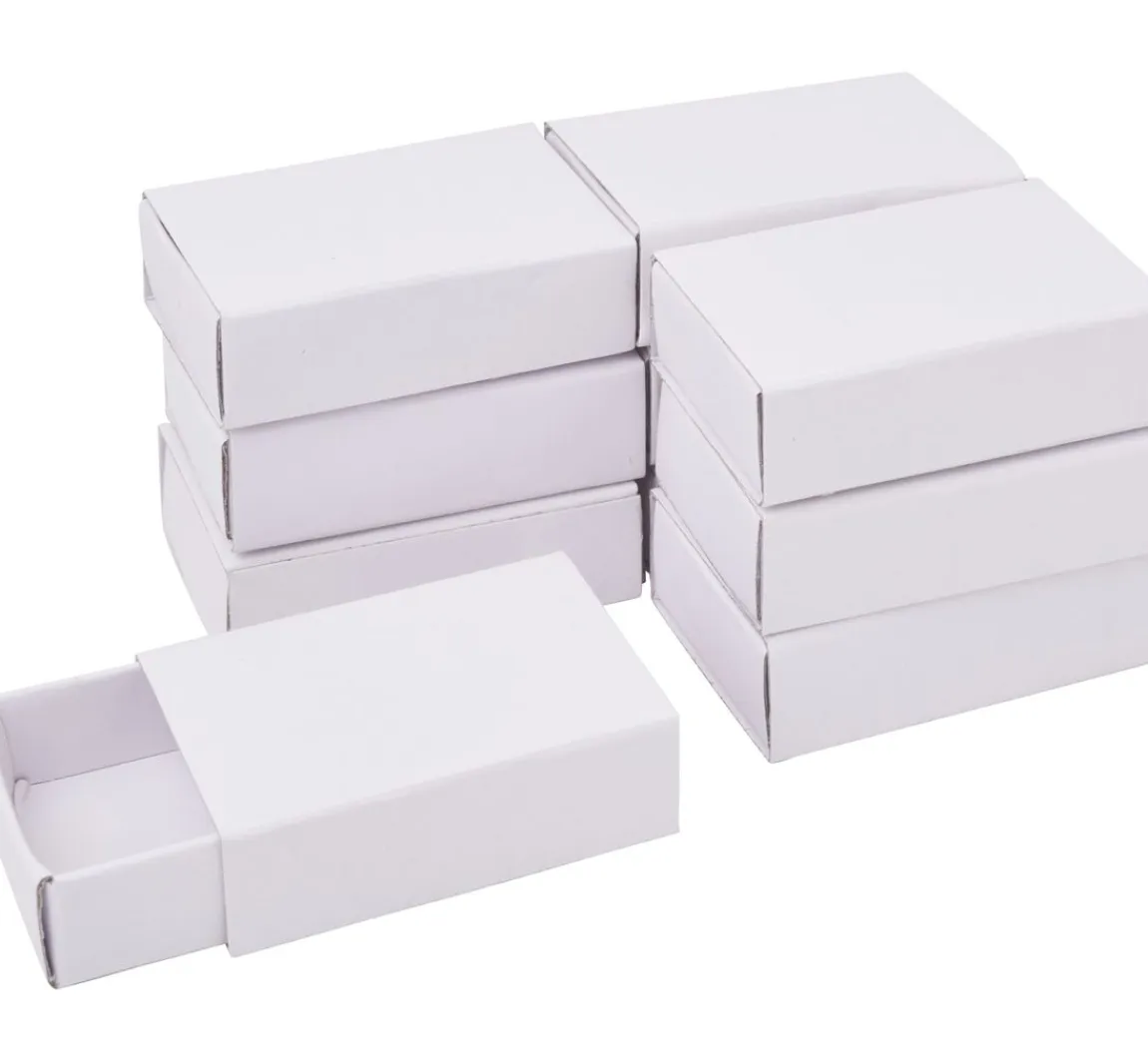 Discount VBS Streichholzschachteln "Weiß", 5 cm