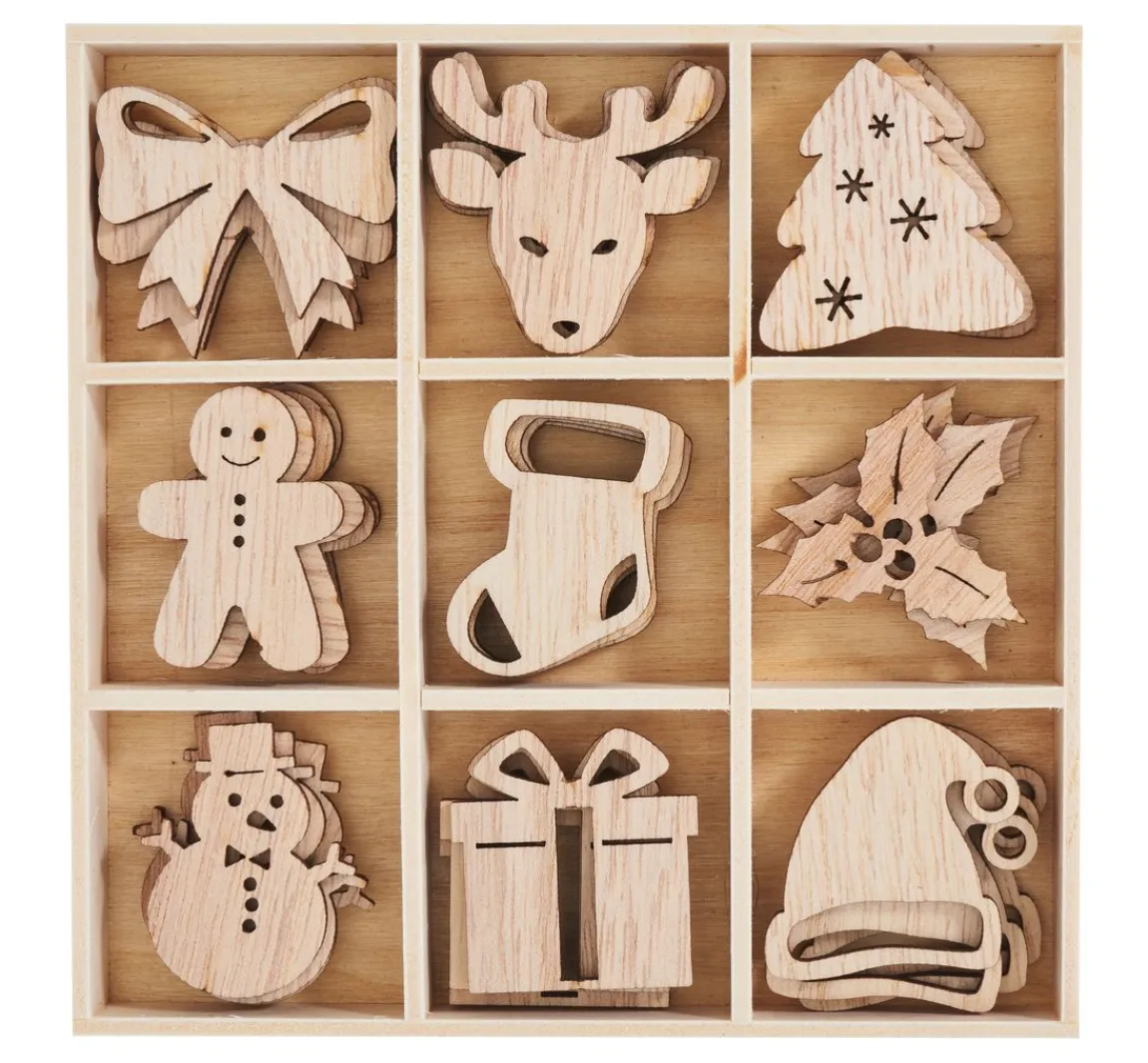 Clearance VBS Streuteile "Snowy" in Holzbox