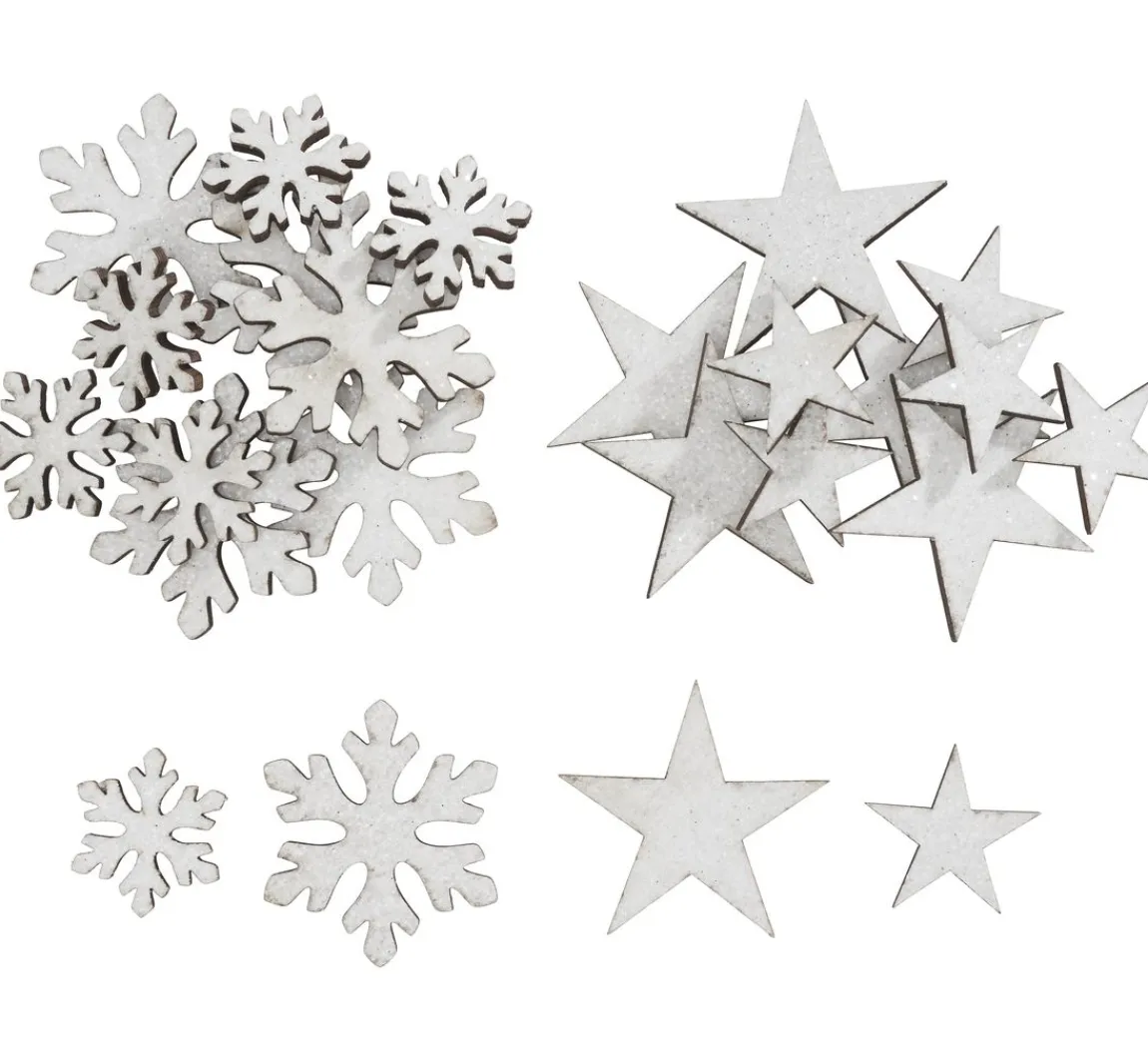 Outlet VBS Streuteile-Mix "Schneeflocke und Stern"