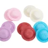 Discount VBS Strohhut "Sortiert", Ø 5 cm, 10 Stück