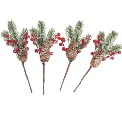 Outlet VBS Tannenzweig mit Beeren und Zapfen