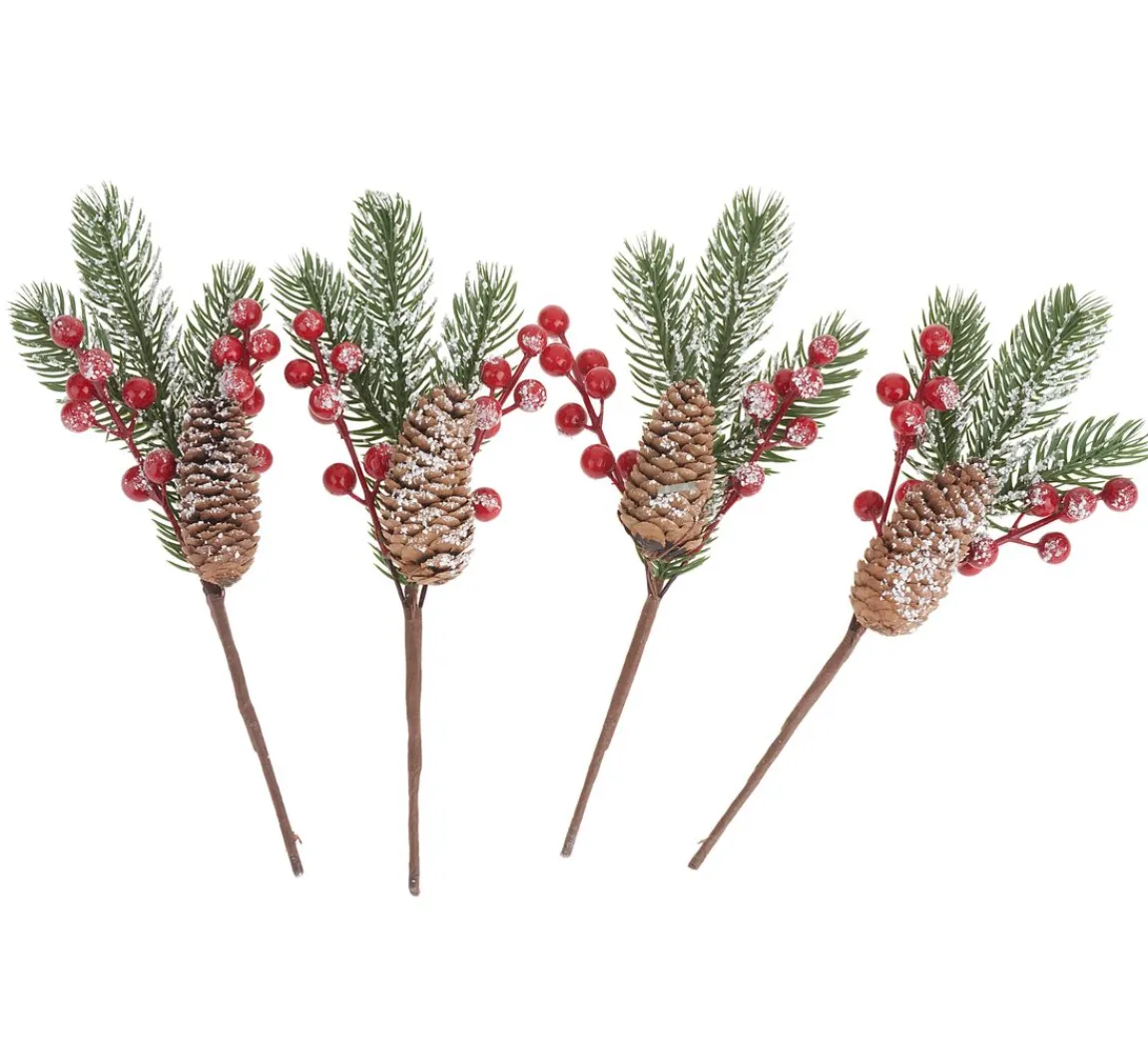 Outlet VBS Tannenzweig mit Beeren und Zapfen