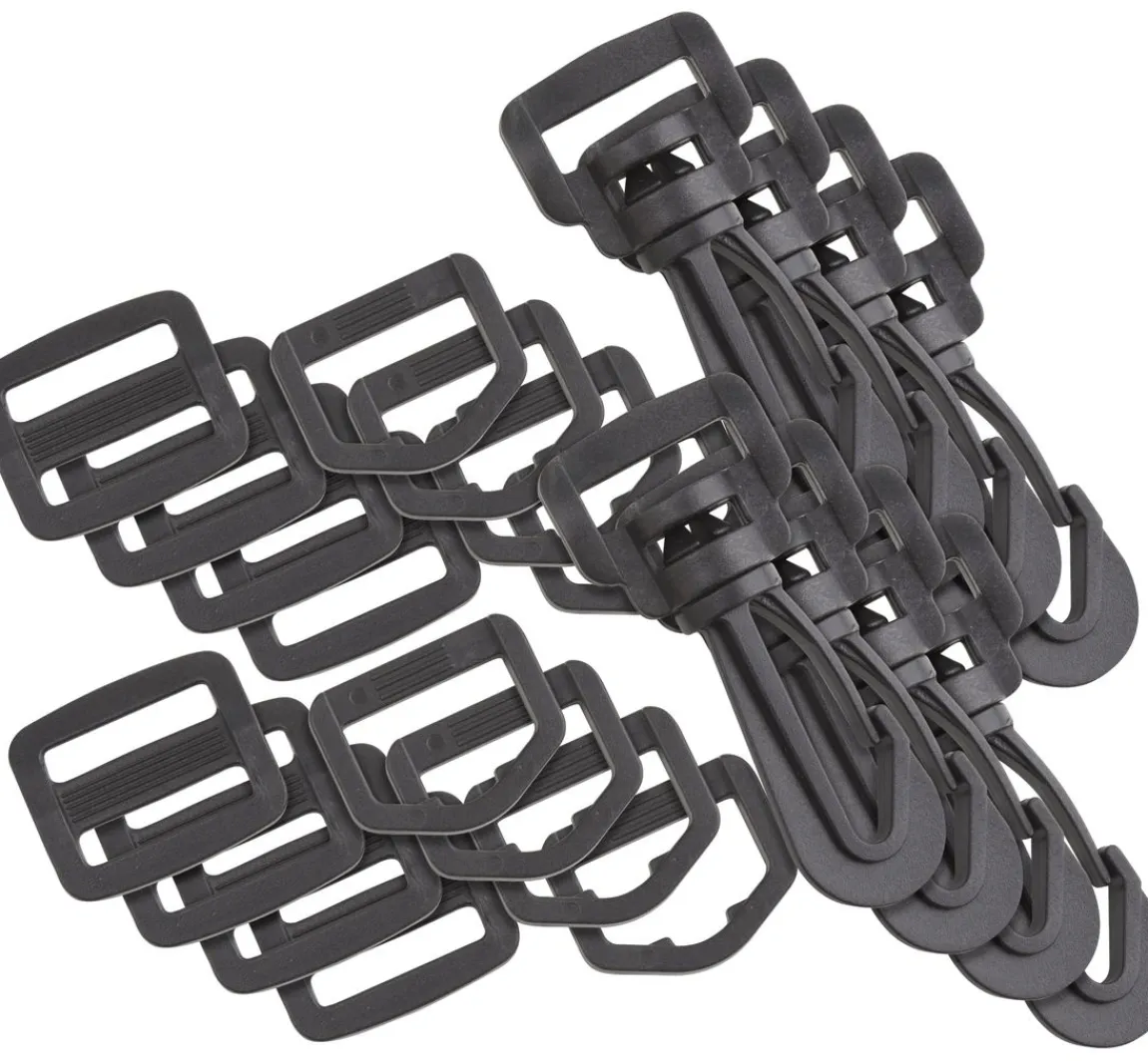 Online VBS XXL VBS Taschenzubehör-Set "Karabiner, D-Ring und Leiterschnalle", 30-tlg