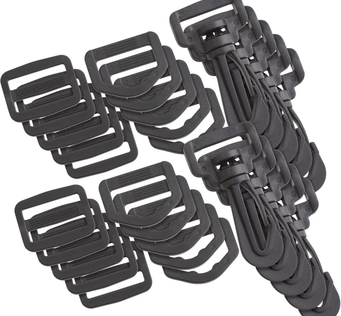 Online VBS XXL VBS Taschenzubehör-Set "Karabiner, D-Ring und Leiterschnalle", 30-tlg