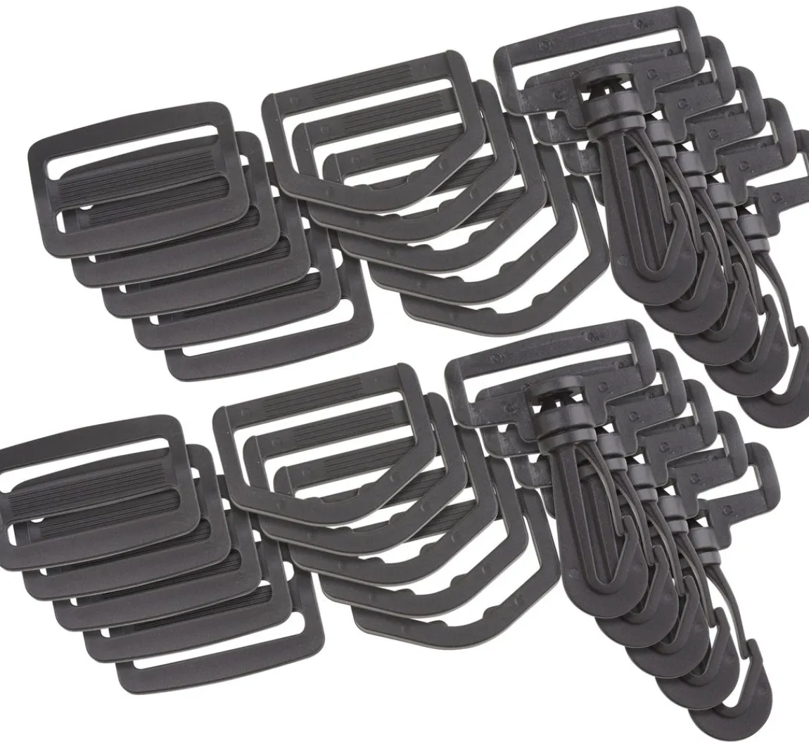 Online VBS XXL VBS Taschenzubehör-Set "Karabiner, D-Ring und Leiterschnalle", 30-tlg
