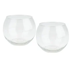 Sale VBS Teelichtglas "Bowl", Ø 10,5 cm, 2 Stück