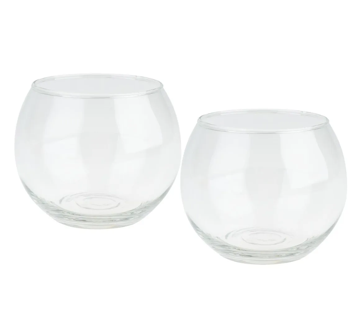 Sale VBS Teelichtglas "Bowl", Ø 10,5 cm, 2 Stück