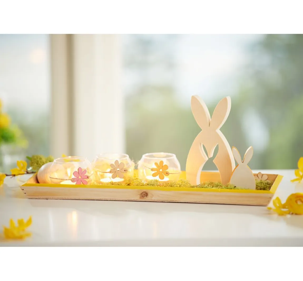 Sale VBS Teelichtglas "Bowl", Ø 10,5 cm, 2 Stück