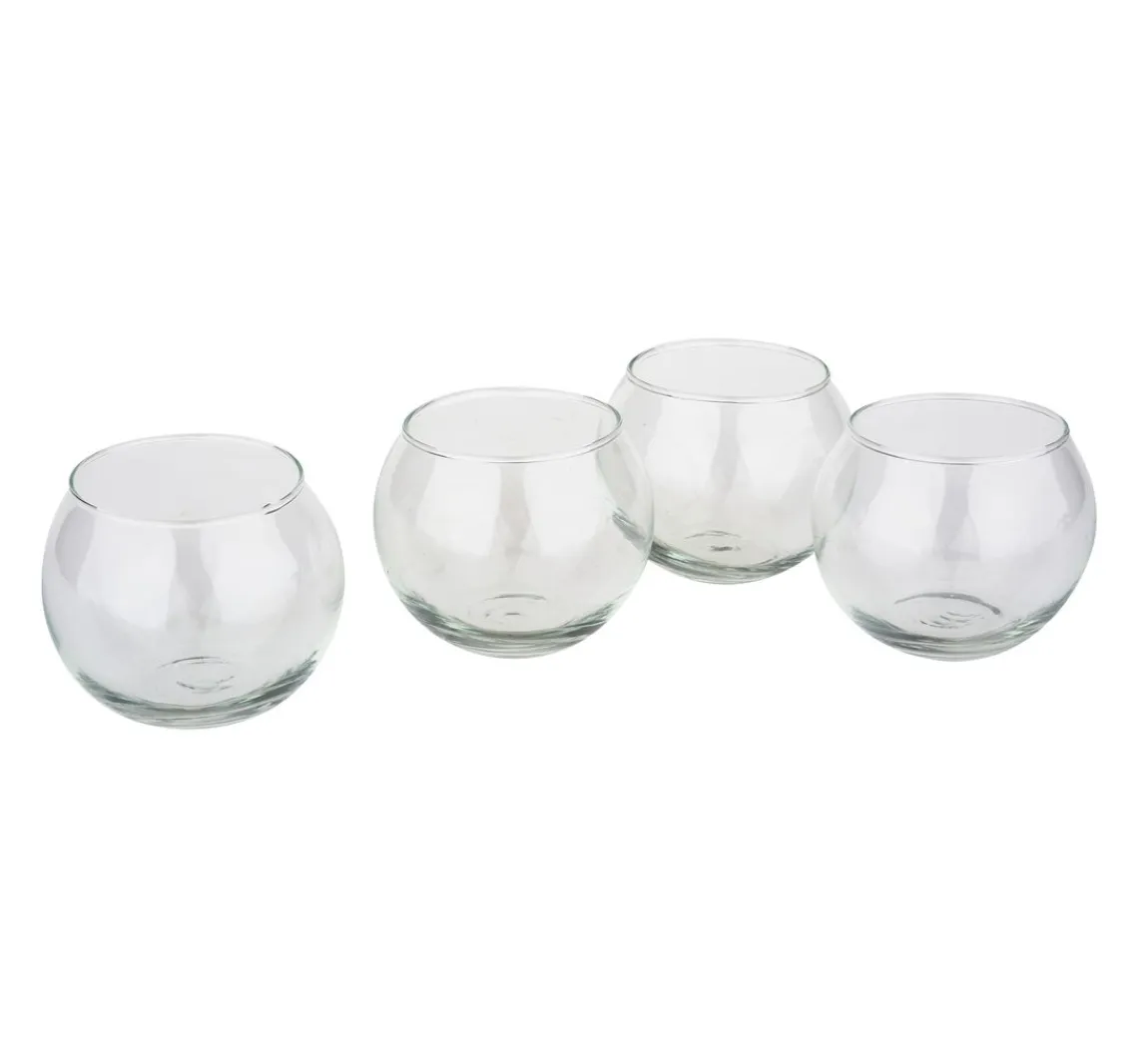 Sale VBS Teelichtglas "Bowl", Ø 6,7 cm, 4 Stück