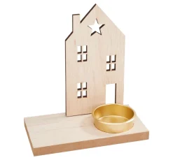 Discount VBS Teelichthalter "Weihnachtshaus"