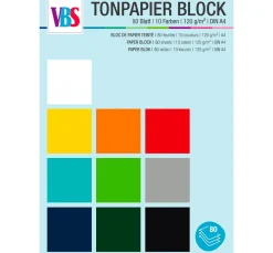 Hot VBS XXL VBS Tonpapier-Block "Basic"