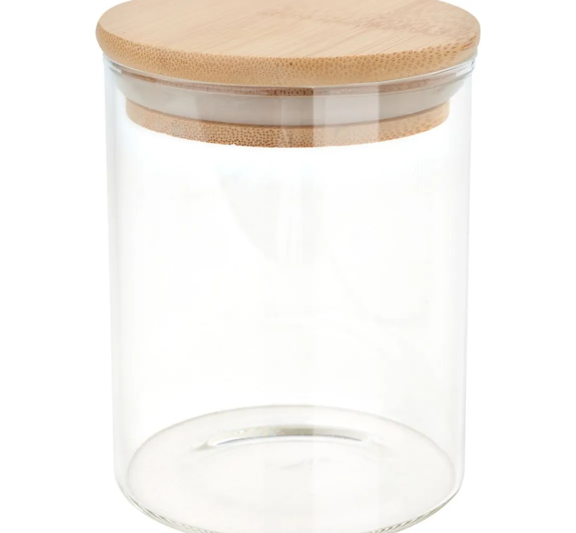 Hot VBS Vorratsglas "Bomo" mit Bambusdeckel
