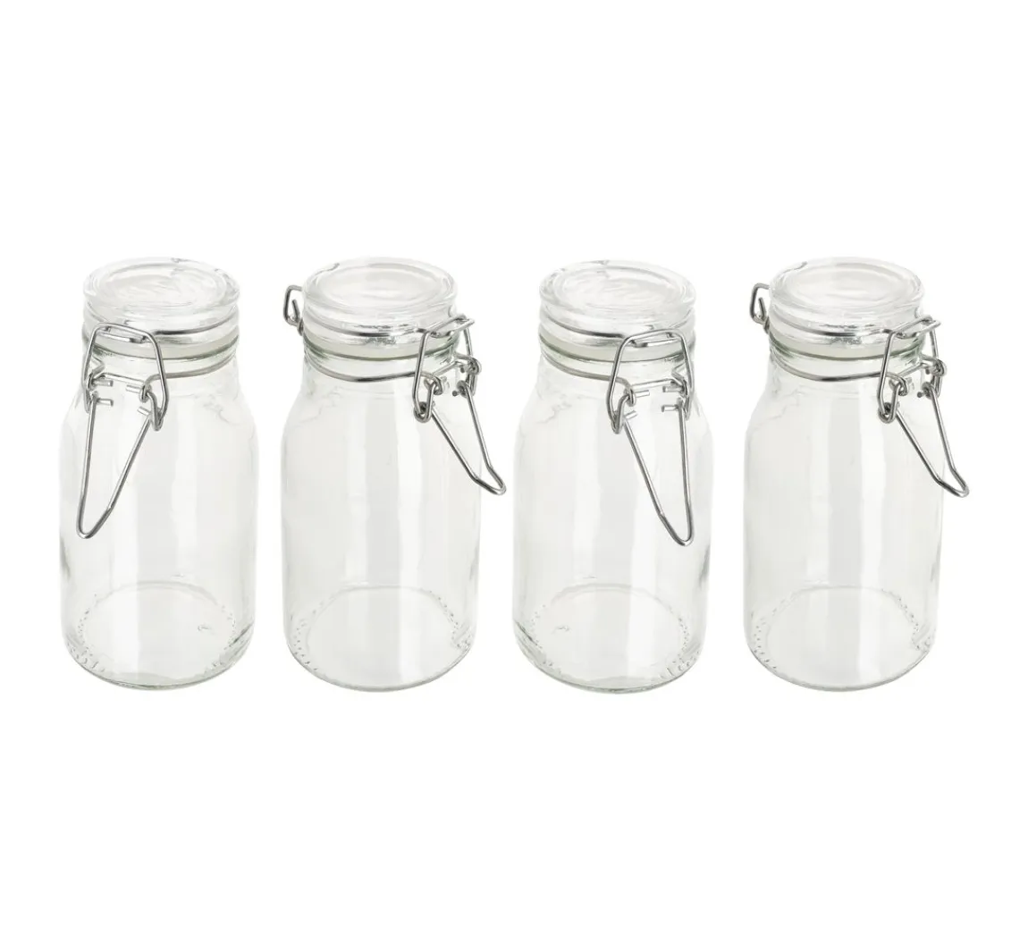 New VBS Vorratsglas mit Bügelverschluss, 170 ml