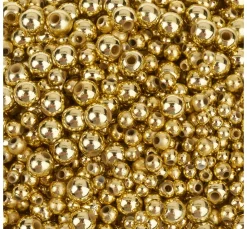Clearance VBS XXL VBS Wachsperlen-Sortiment "Gold", 1.000 Stück
