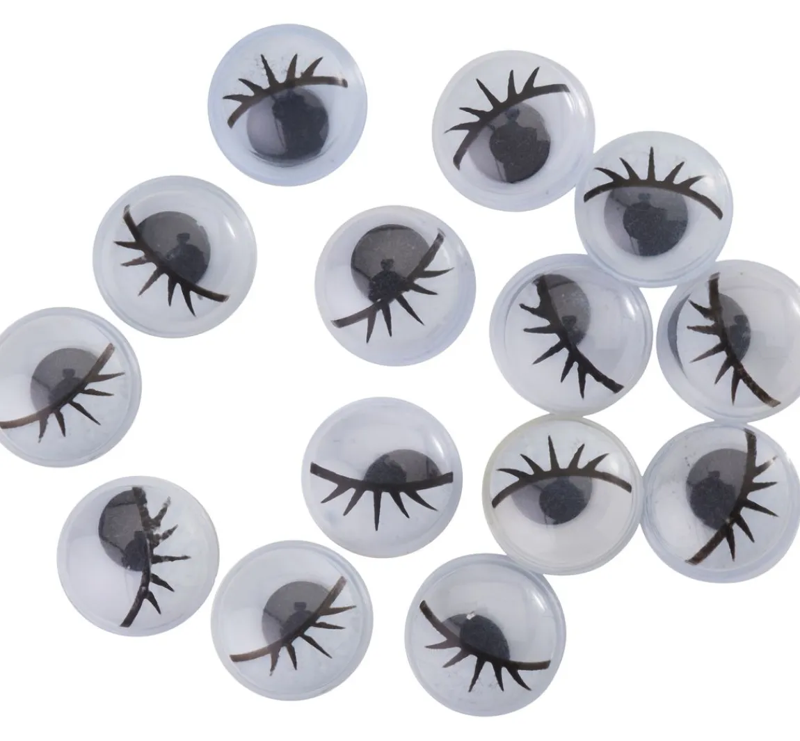 Discount VBS Wackelaugen mit Wimpern