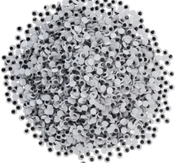 Best VBS XXL VBS Wackelaugen zum Aufkleben "Rund", 6 mm, 3.000 Stück