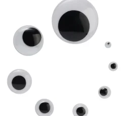 New VBS XXL VBS Wackelaugen zum Aufkleben "Rund", 12 mm, 1.500 Stück