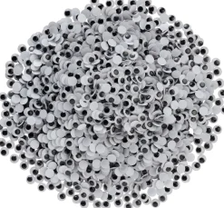 VBS XXL VBS Wackelaugen zum Aufkleben "Rund", 10 mm, 2.000 Stück