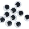 Outlet VBS Wackelaugen zum Aufkleben "Rund", 30 mm, 10 Stück