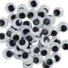 VBS Wackelaugen zum Aufkleben "Rund", 12 mm, 50 Stück
