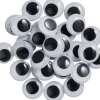 New VBS Wackelaugen zum Aufkleben "Rund", 20 mm, 30 Stück