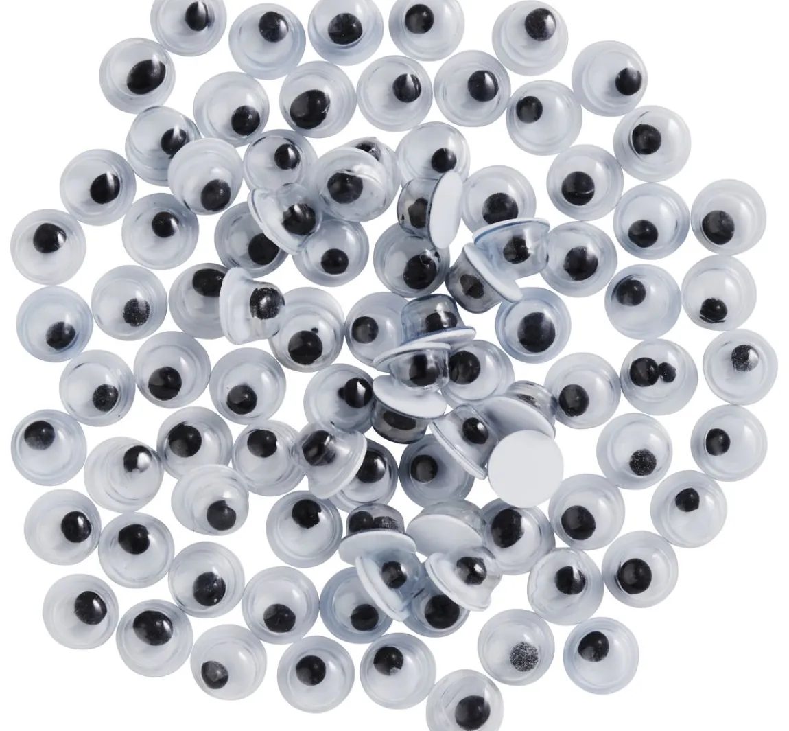 Sale VBS Wackelaugen zum Aufkleben "Rund", 4 mm, 100 Stück