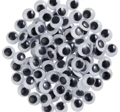 Hot VBS Wackelaugen zum Aufkleben "Rund", 10 mm, 100 Stück