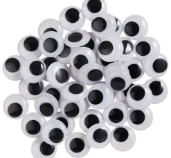 Clearance VBS Wackelaugen zum Aufkleben "Rund", 16 mm, 50 Stück