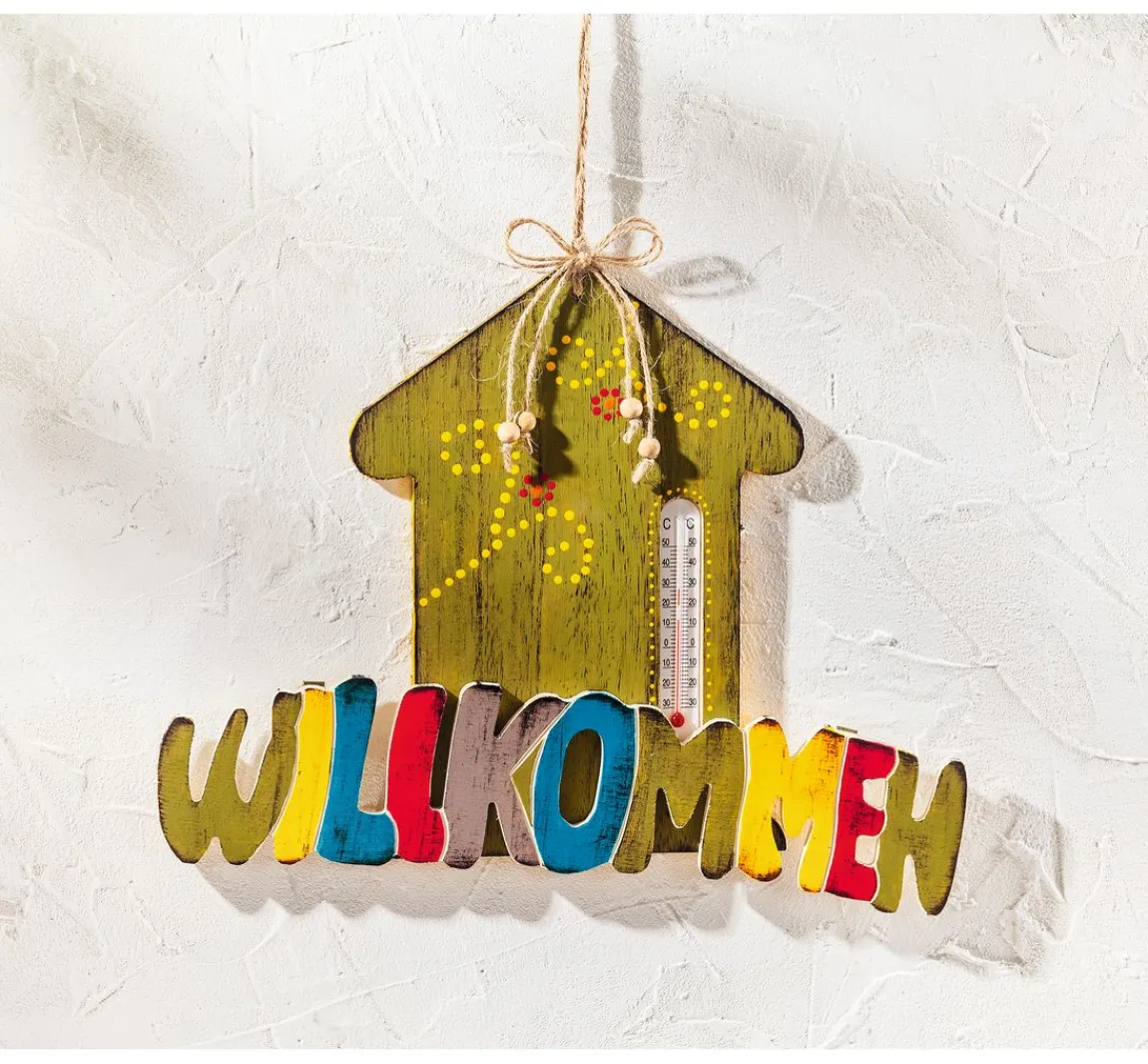 New VBS Wandthermometer "Haus"