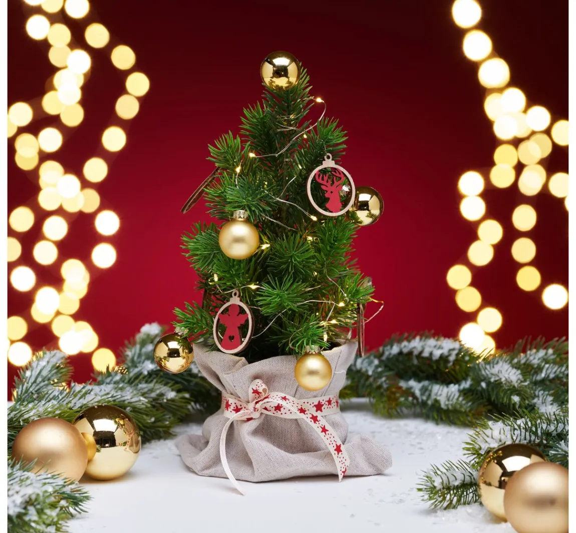 Sale VBS Weihnachtskugeln "Mini" aus Kunststoff, Ø 3 cm
