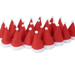 VBS XXL VBS Weihnachtsmützen für 8 cm Kopfdurchmesser, 24 Stück