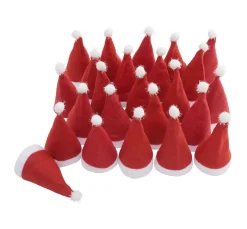 Discount VBS XXL VBS Weihnachtsmützen für 5 cm Kopfdurchmesser, 24 Stück