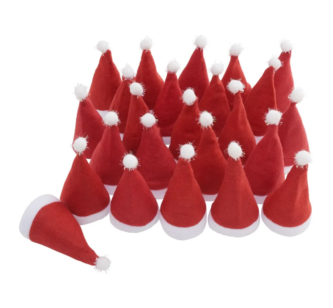 Discount VBS XXL VBS Weihnachtsmützen für 5 cm Kopfdurchmesser, 24 Stück