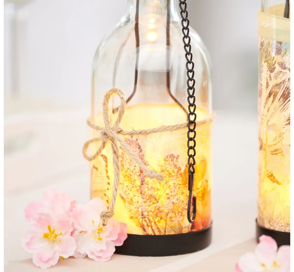 Clearance VBS Windlicht "Flasche", Höhe 29 cm
