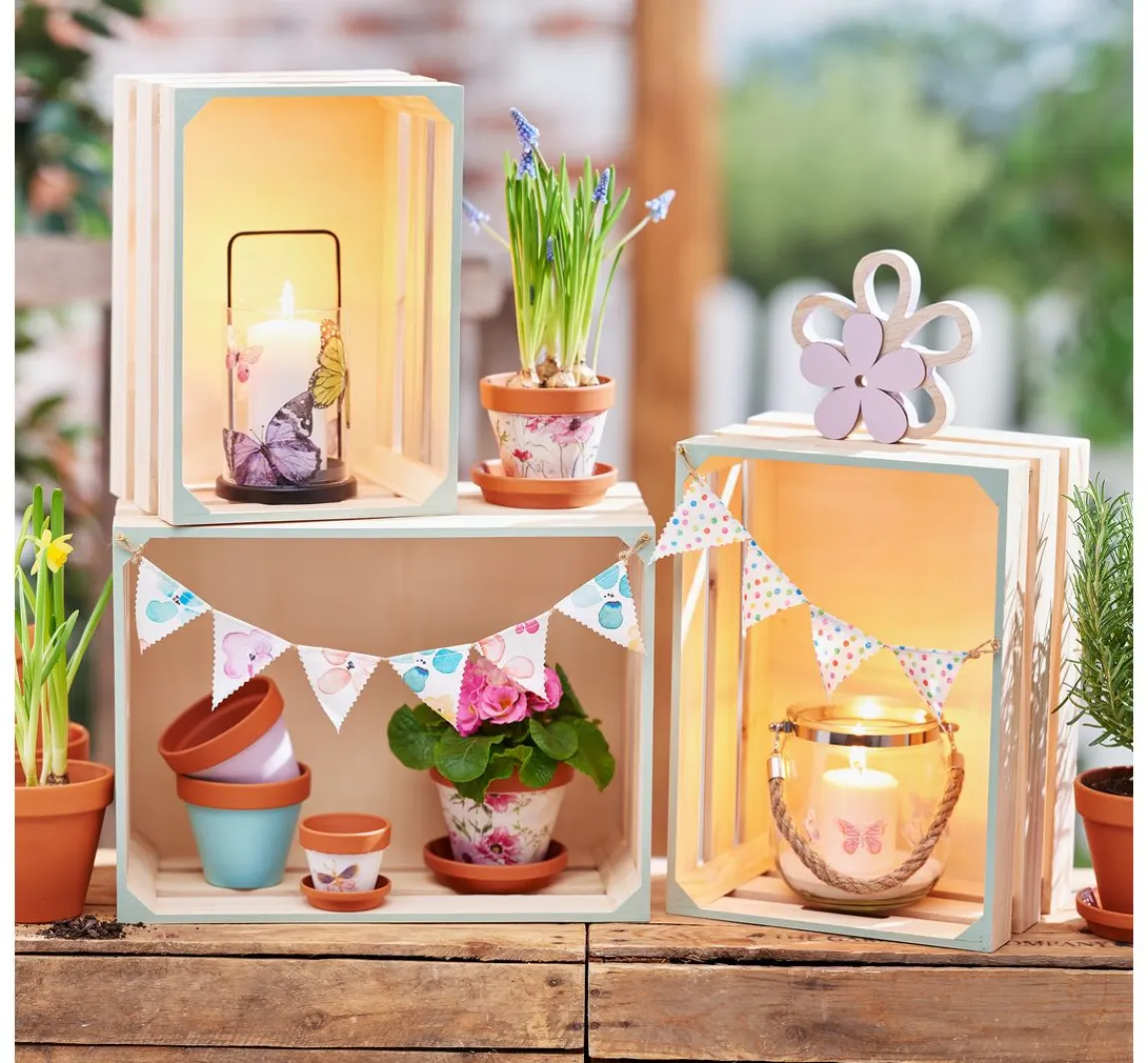 Outlet VBS Windlicht-Glas mit Kordel