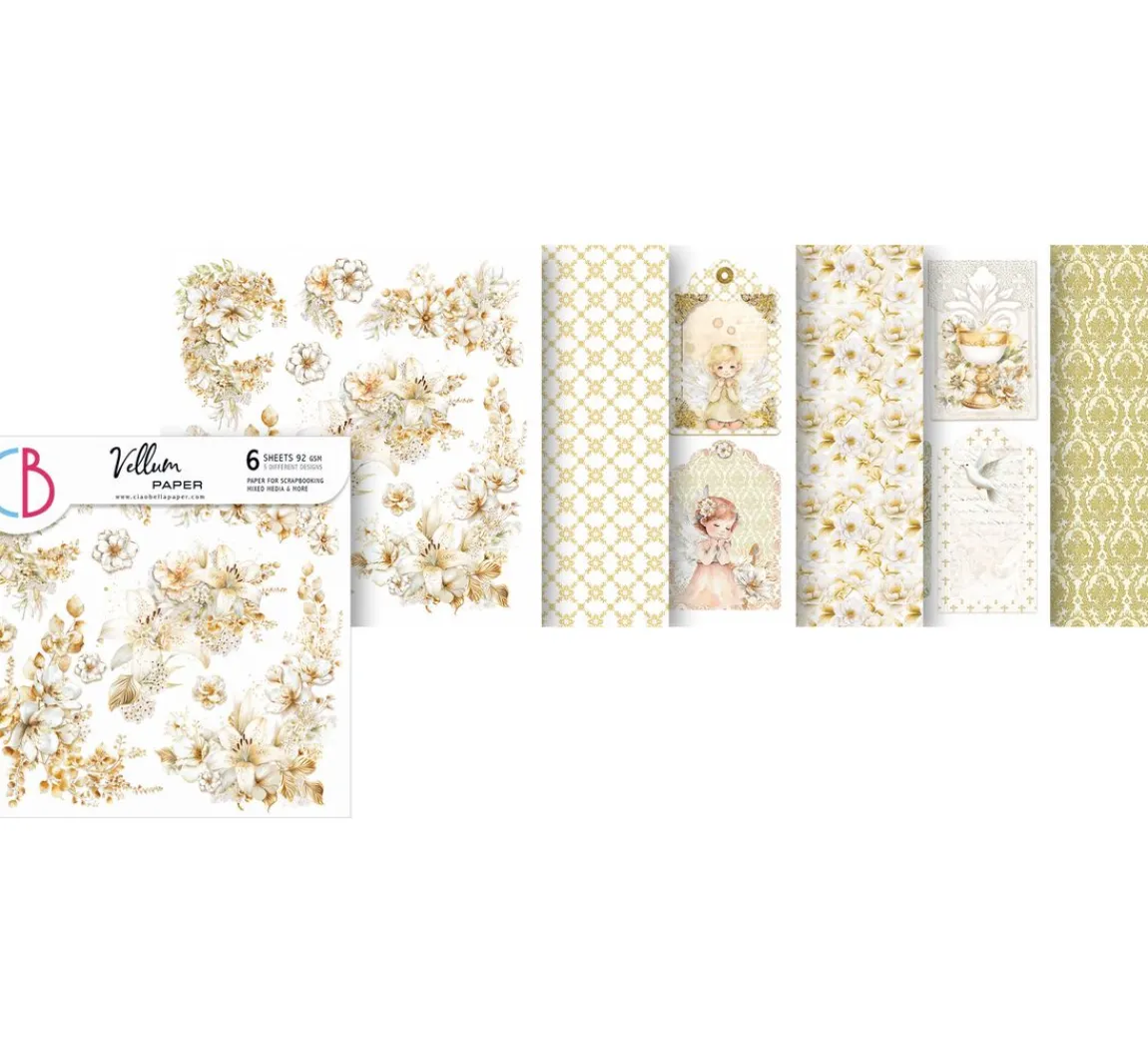 New Ciao Bella Vellum Paper "Blessing Day"