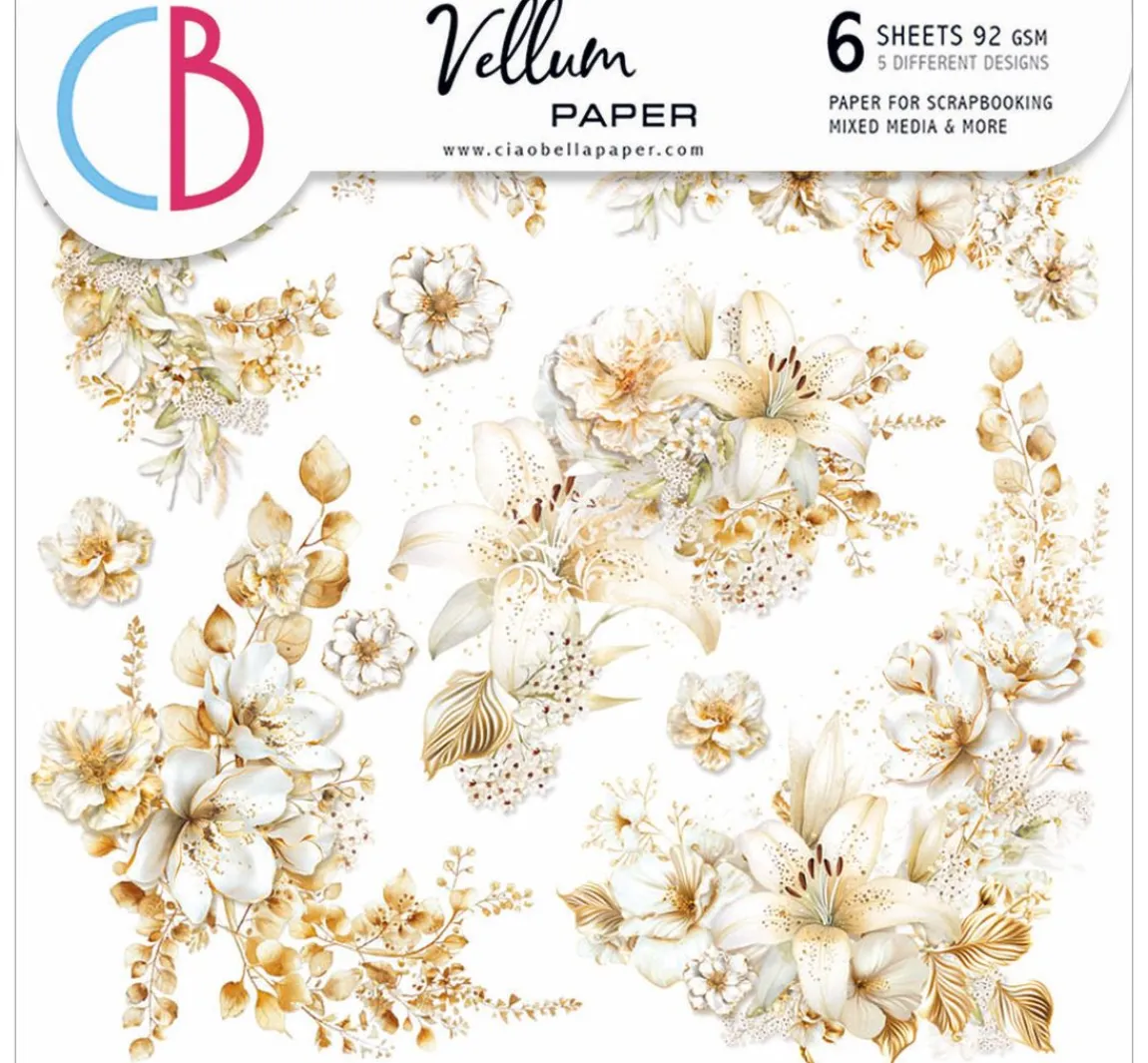New Ciao Bella Vellum Paper "Blessing Day"