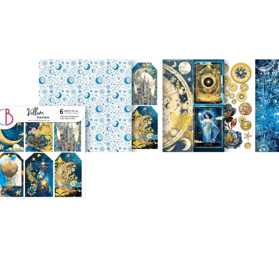 New Ciao Bella Vellum Paper "Celestial"