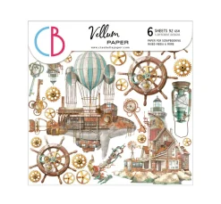 Best Ciao Bella Vellum Paper "Coral Reef"