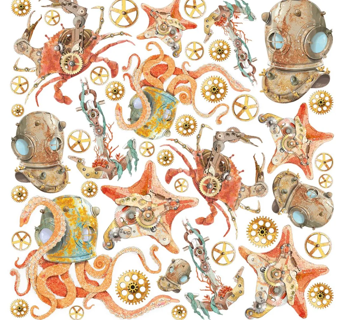 Best Ciao Bella Vellum Paper "Coral Reef"