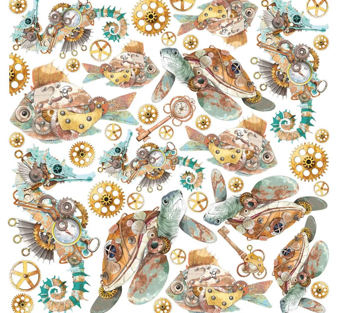 Best Ciao Bella Vellum Paper "Coral Reef"